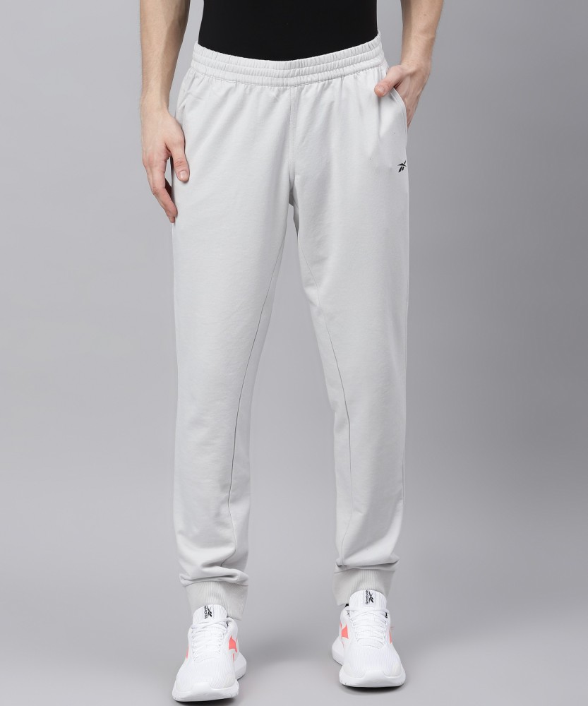 REEBOK Solid Men Grey Track Pants - Buy REEBOK Solid Men Grey Track Pants  Online at Best Prices in India