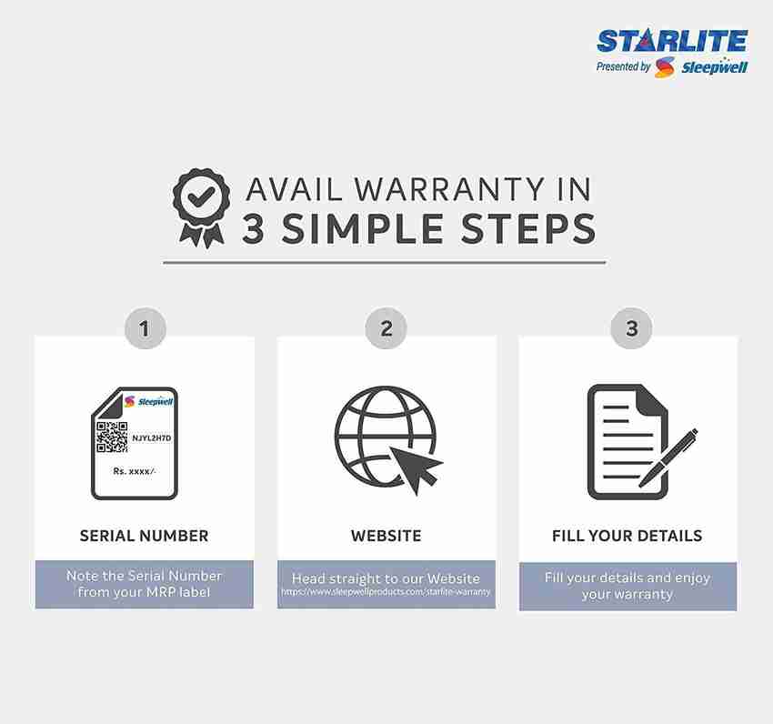Sleepwell starlite select extra firm coir mattress top