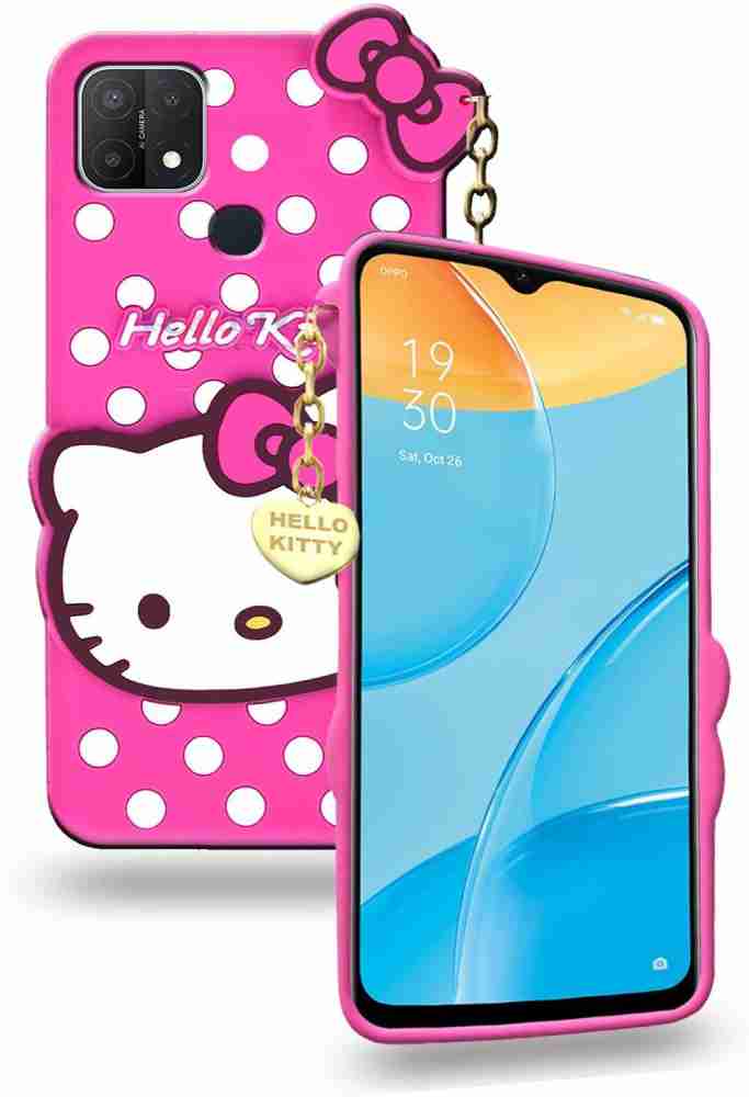 Rance Back Cover for Oppo A15 - Hello Kitty Case, 3D Cute Doll