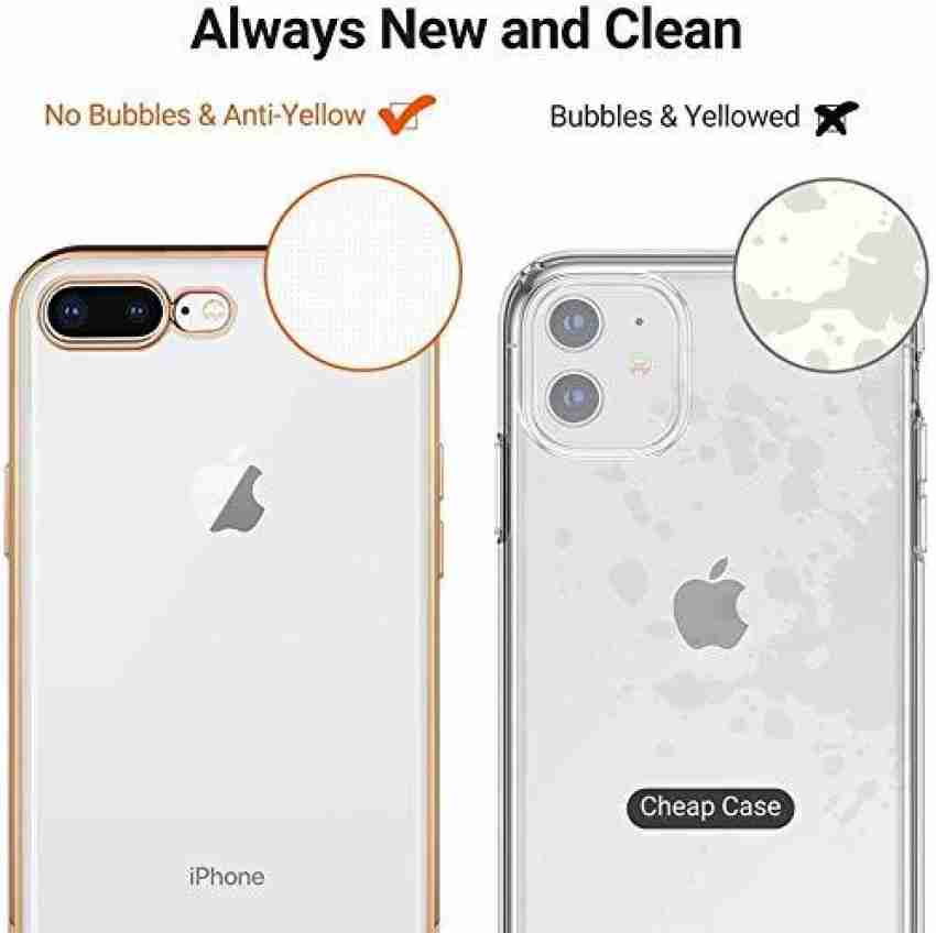 iPhone 8 Case, iPhone 7 Case, iPhone 7 8 Case Clear, iPhone 7/8 Plus Case,  Clear Transparent Cover Shockproof Bumper Corners Anti-Yellowing