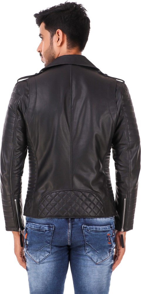 Leather jacket for hot sale mens flipkart