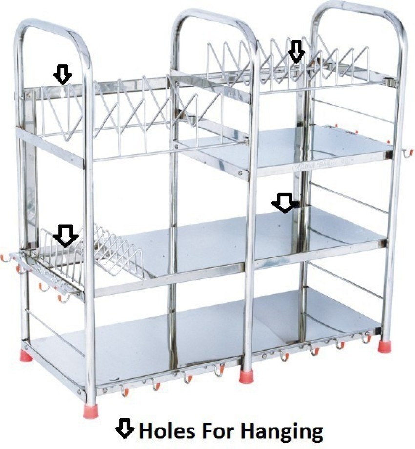 Buy Amol Stainless Steel Kitchen Rack at 60% OFF by Amol