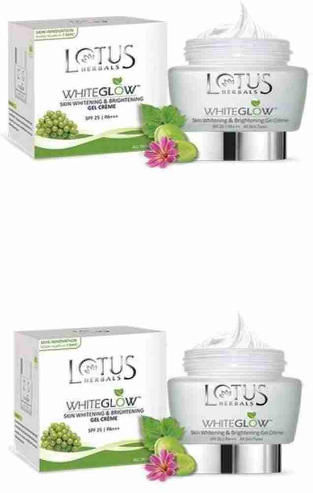 LOTUS Herbals Whiteglow Skin Whitening Brightening Gel Cream