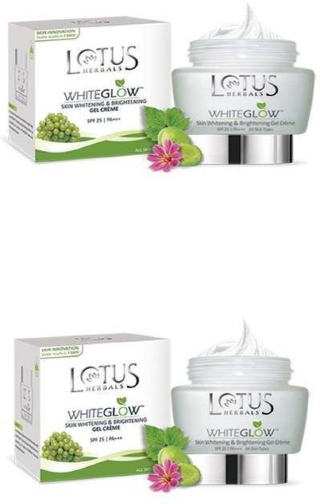 LOTUS Herbals Whiteglow Skin Whitening Brightening Gel Cream