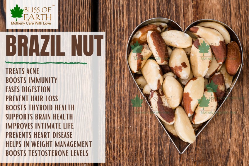 Namo Organics - 1 Kg - Jumbo Brazil Nuts | Brazilian Nuts - Selenium Rich |  Raw | Unsalted | Organic | Vegan | Handpicked
