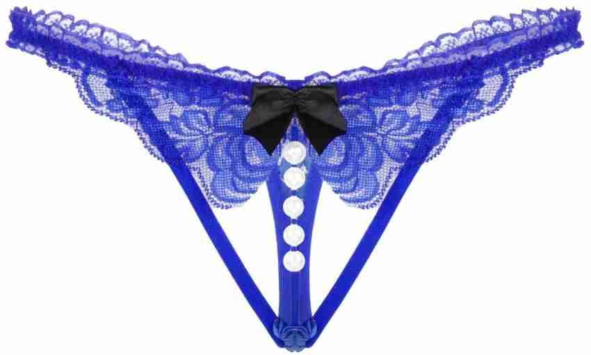 SweetFlirt Women Thong Blue Panty - Buy SweetFlirt Women Thong