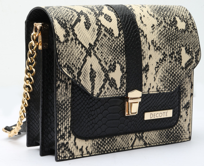 Snake print sling bag on sale