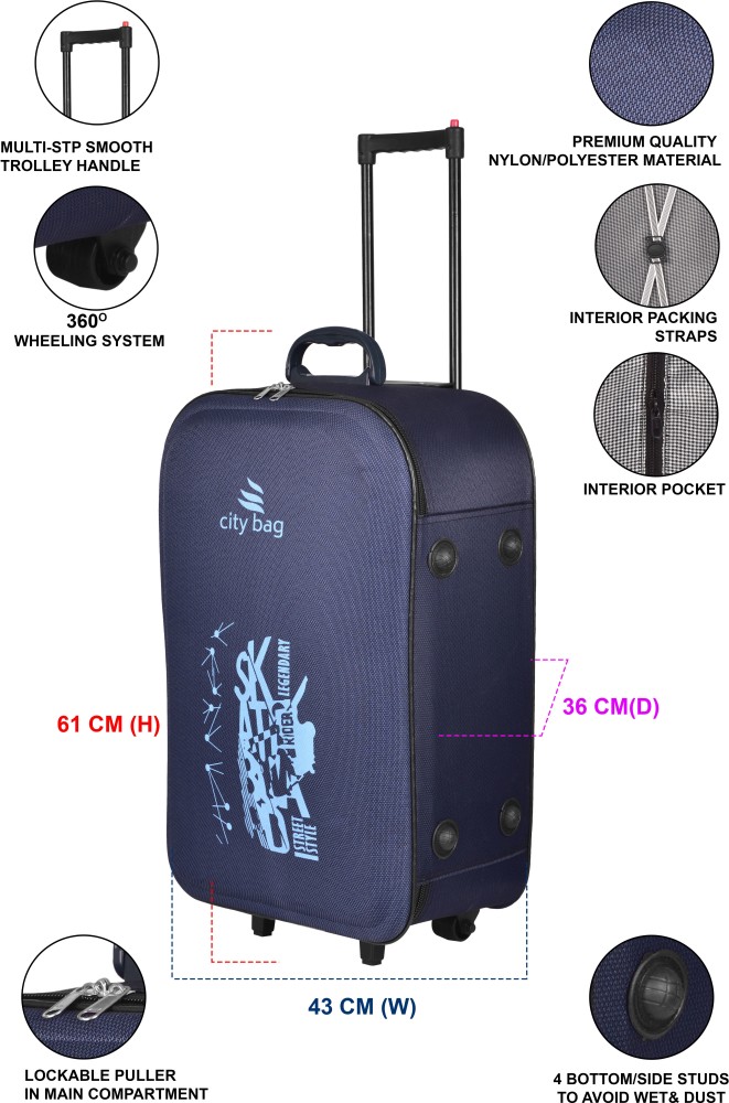 Cabin Luggage speed cabin trolley expandable 55 cm