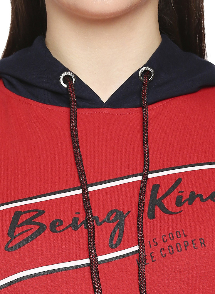 Lee cooper printed fleece sweater ladies online