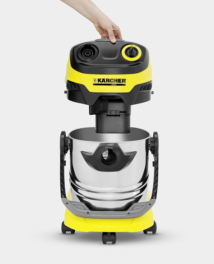 Karcher WD 5 Premium EU Wet & Dry Vacuum Cleaner with Powerful Suction,Easy  Storage with Reusable Dust Bag