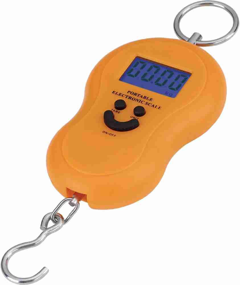 Glancing LCD Display Digital Weight Scale Fish Hook Travel Portable Luggage  Scale Smile Electronic Weighing Scale with Label Printer Weighing Scale  Price in India - Buy Glancing LCD Display Digital Weight Scale