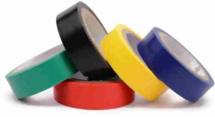 Pidilite Steelgrip Self Adhesive Multi Colour PVC Electrical Insulation  Tape 6.5M (Pack of 10)