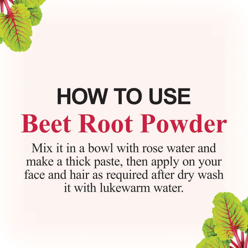 Beetroot powder outlet uses