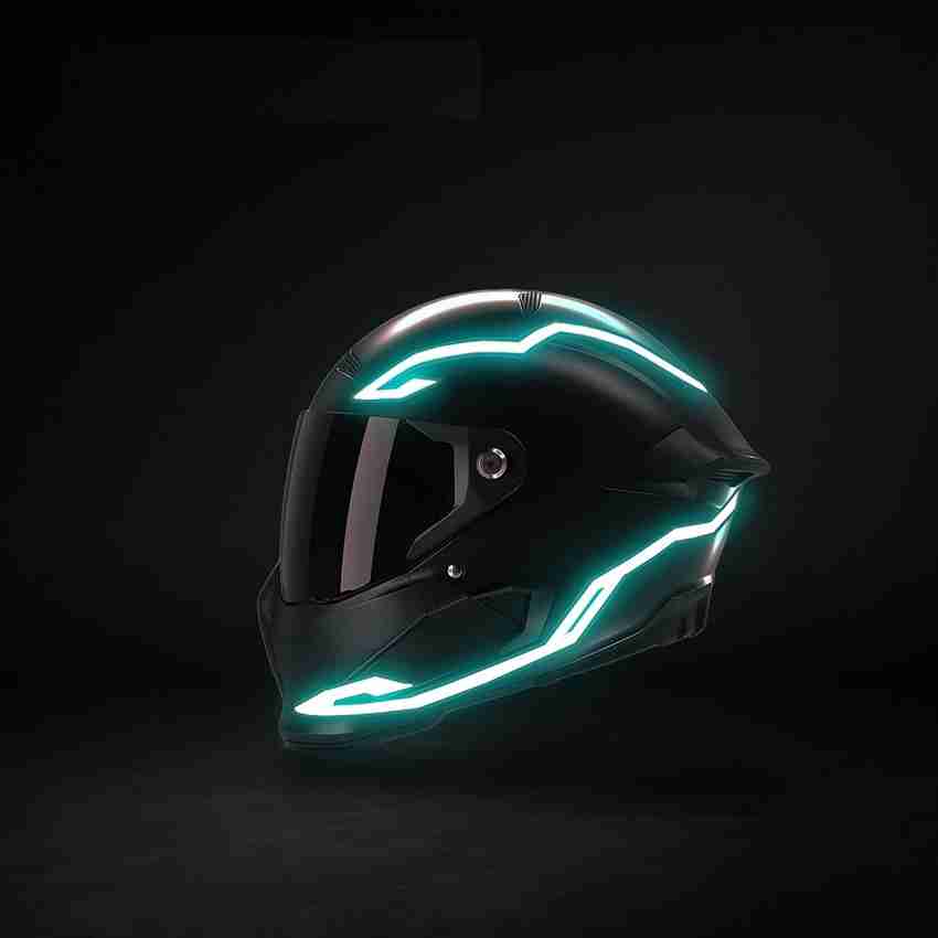 Bike helmet shop led light