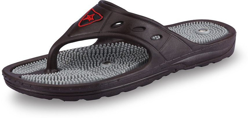 EKiN Men Unisex acupressure and Magnetic Slippers for Blood Circulation Foot Massager Flip Flops