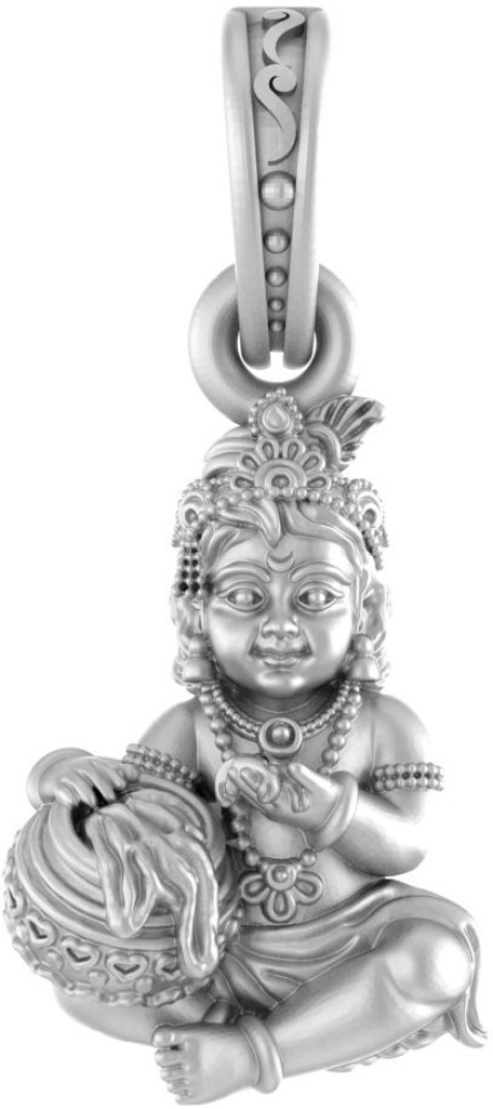 Krishna on sale silver locket