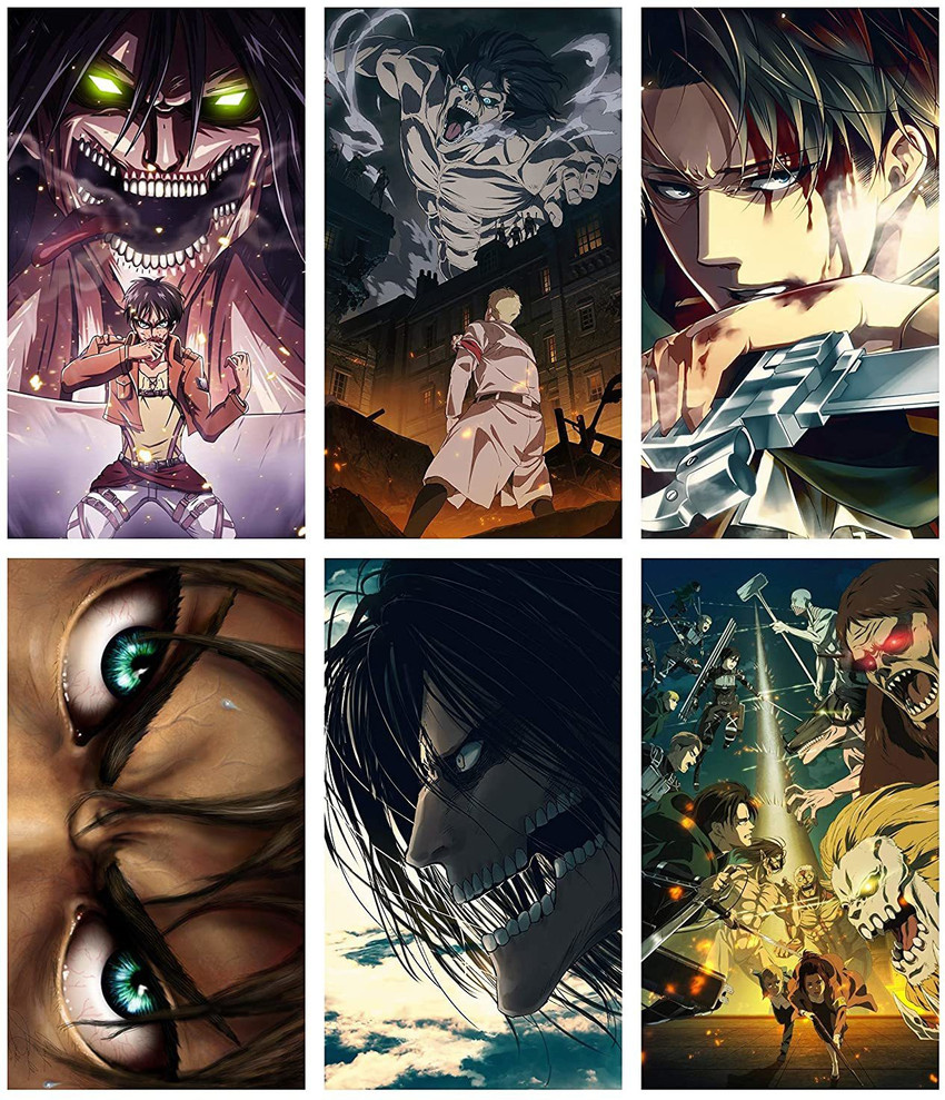 Shingeki No Kyojin Levi Eren Anime Poster – My Hot Posters