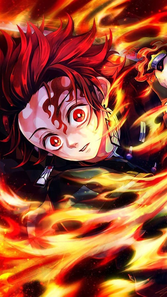 Japanese Art Tanjiro Demon Slayer Poster by Anime Art - Fine Art