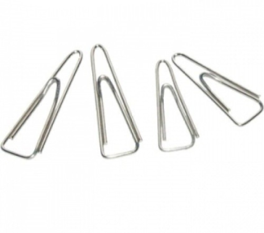 Jumbo Metal Paper Clips 4 -Bright Silver 12 pc