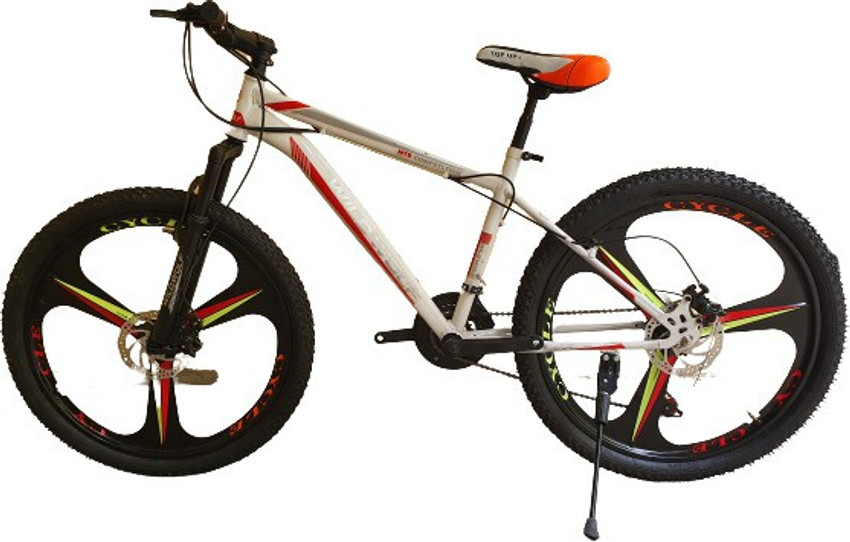 Wild Wolf JGUAR SPORT 21 SPEED WHITE RED 26 T Mountain Cycle