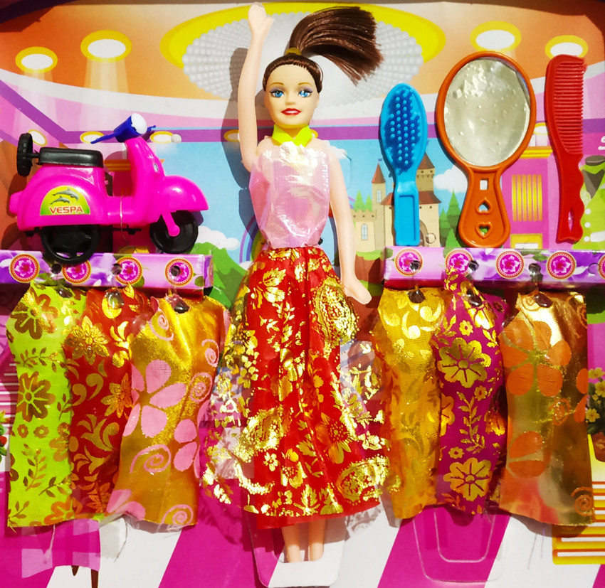 fashion girl HAMA I Love You Doll Set Multicolor with accessories