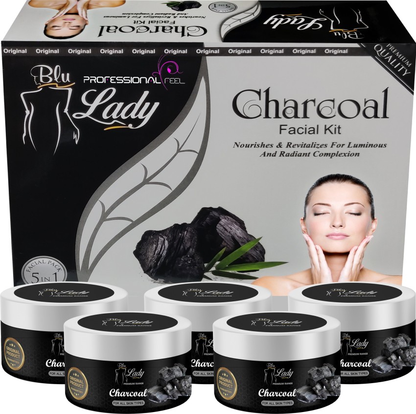 PROFESSIONAL FEEL Blue Lady Black Charcoal Skin Whitening