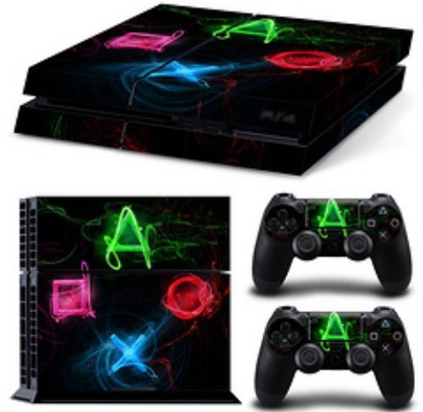 Ridhaan Collection PS4 Controller Colorful Glowing Buttons Design