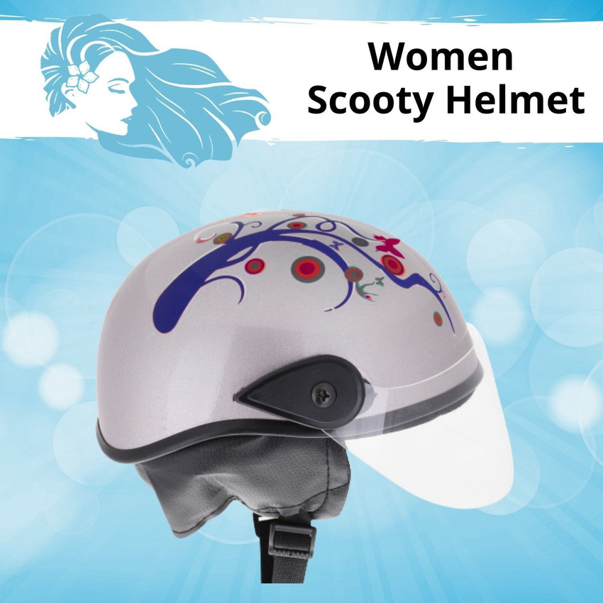 Scooty half sales helmet