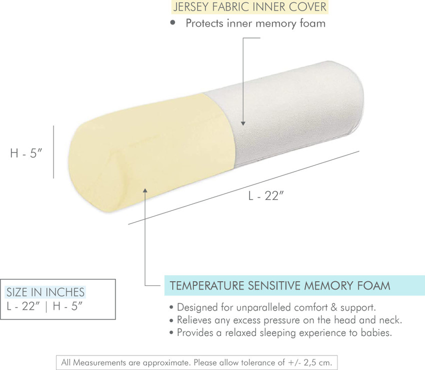 Bolster pillow measurements sale