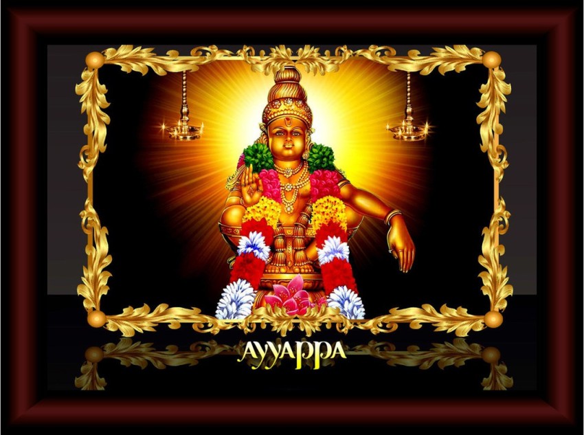 Ayyappa Lord New Design UV Textured Home Decorative Gift Item Fine Art  Print - Religious posters in India - Buy art, film, design, movie, music,  nature and educational paintings/wallpapers at Flipkart.com
