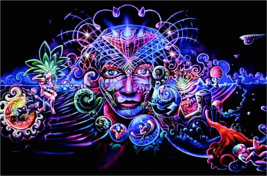 Psychedelic Art Poster Paper Print - Art & Paintings posters in India - Buy  art, film, design, movie, music, nature and educational paintings/wallpapers  at