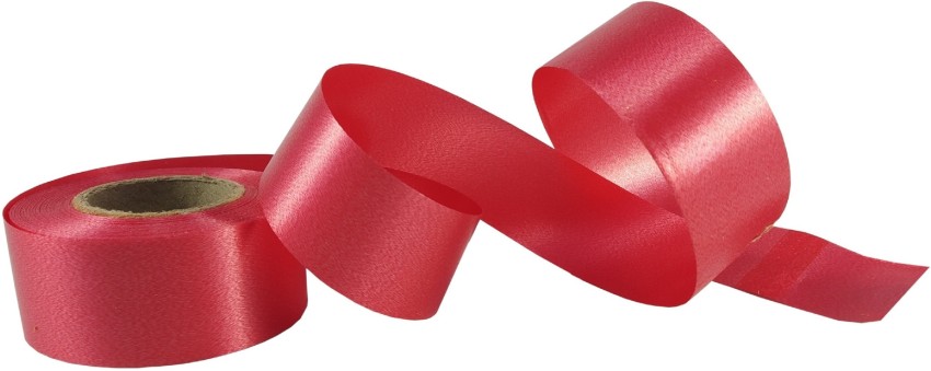 RED Satin Ribbon 1 inch (Aprox. 10 Meters) Set of 2 Rolls