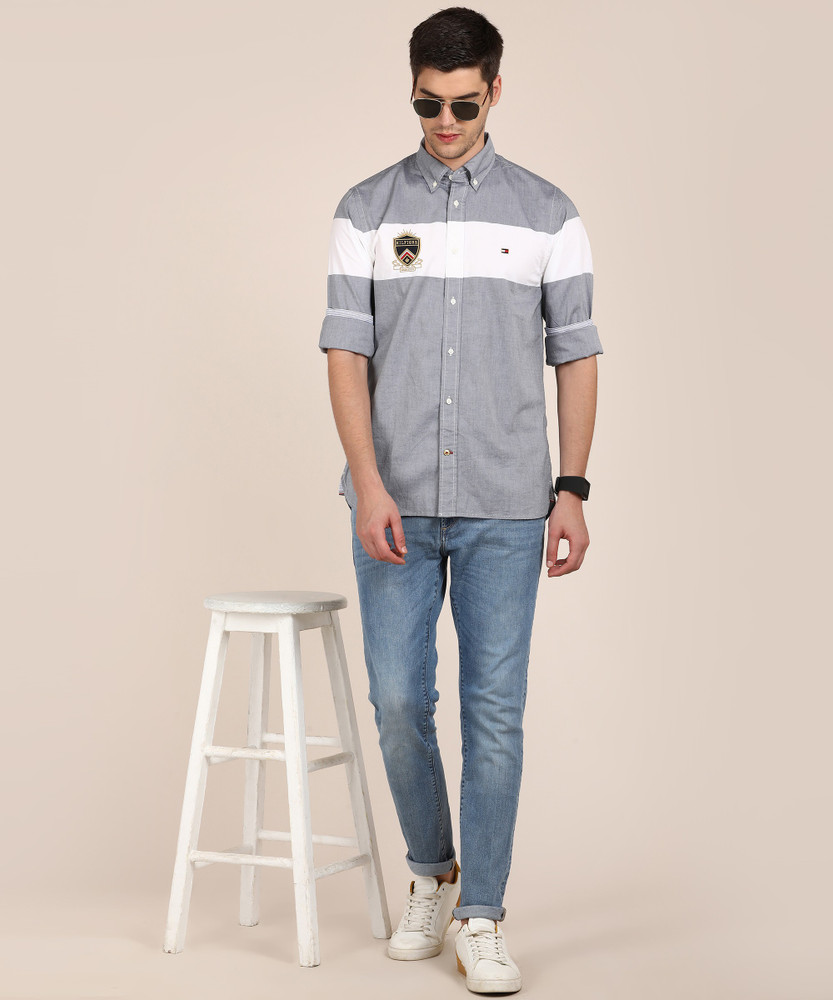 Tommy hilfiger store colorful shirts