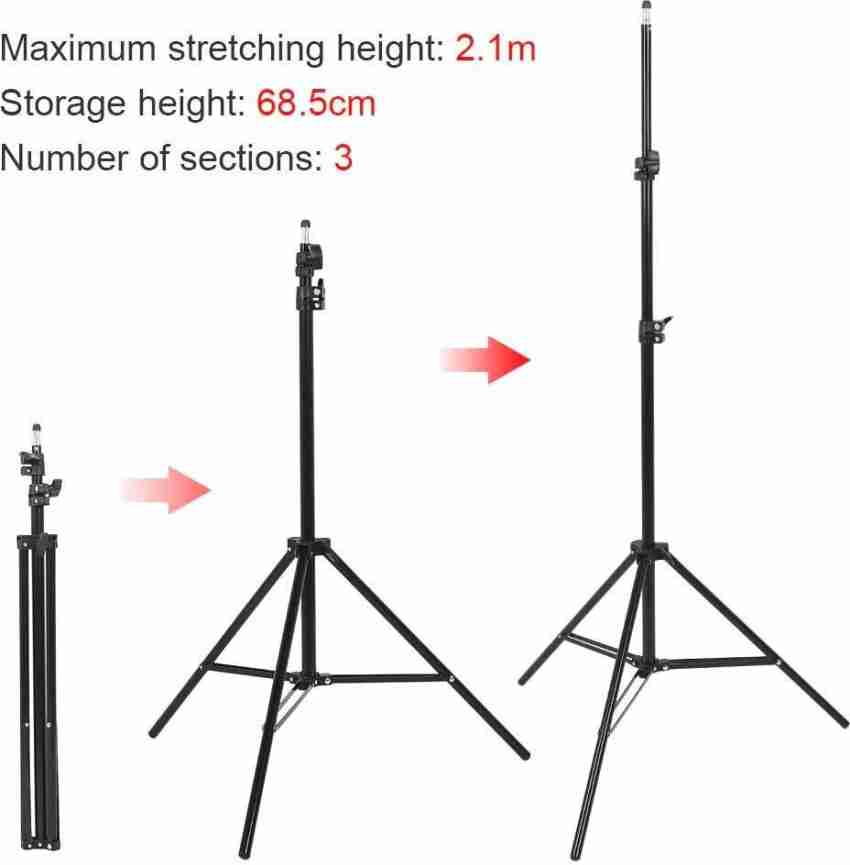 RECTITUDE 100% BEST QUALITY 2.1 Meters High Mobile Tripod Stand