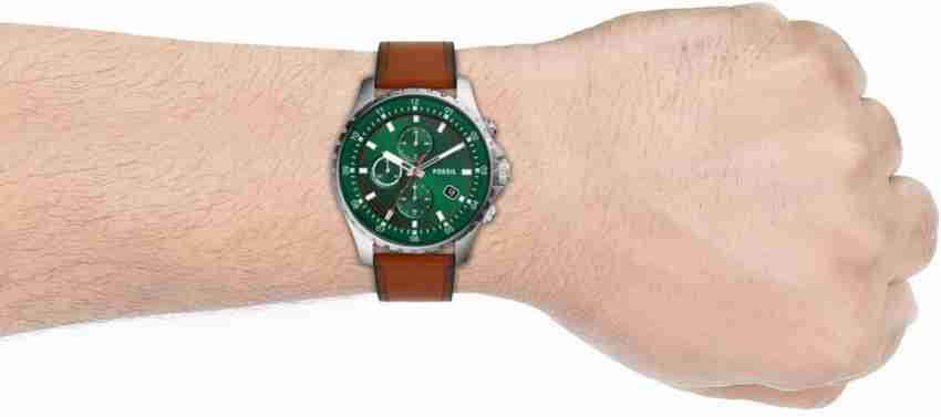 Dillinger chronograph luggage online leather watch