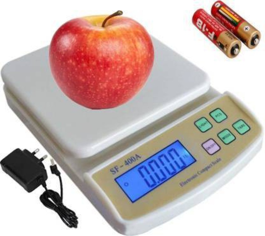 Kitchen Weighing Scale with Adaptor 10 kg with Tare Function SF 400A