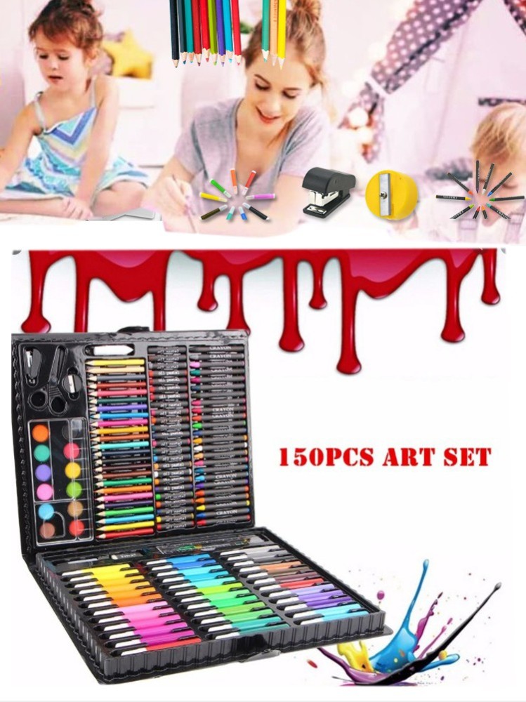 86 Pcs Colouring Art Kit, Assorted Colouring Kit, Multi- Character  Colouring Kit for Girls, Art Set Colouring Kit, Colouring Kit for kids /  Boys, Box Coloring Kit 86 Pcs