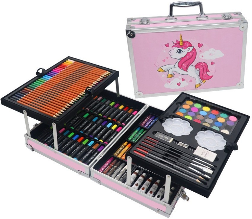 pink and blue Stainless Steel Drawing Art Set, Packaging Type: Box at Rs  650/piece in New Delhi