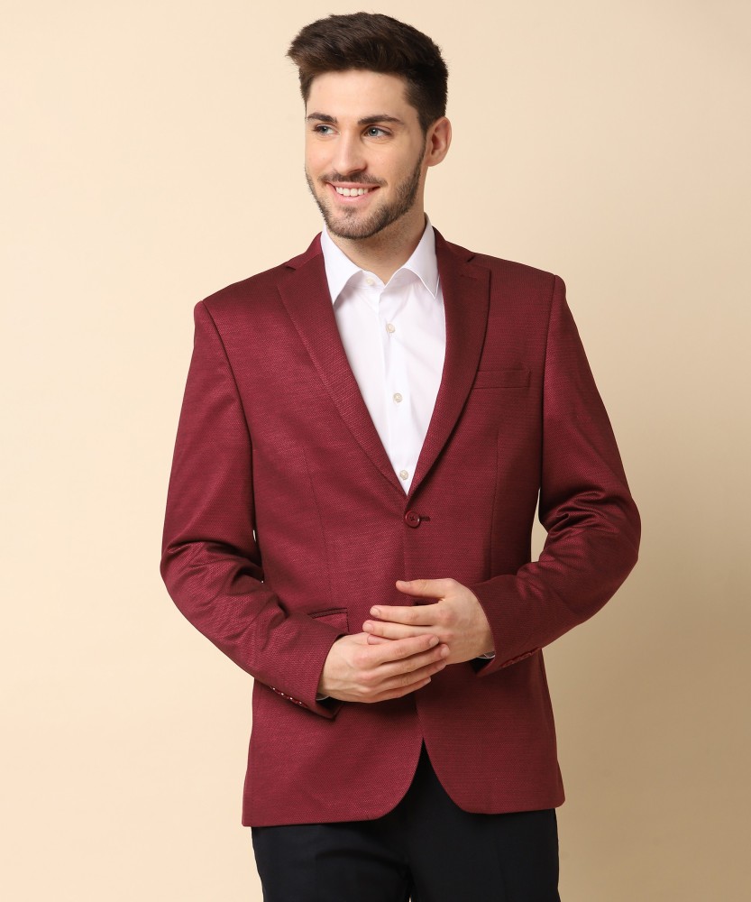 ARROW Solid Single Breasted Formal Men Blazer Buy ARROW Solid