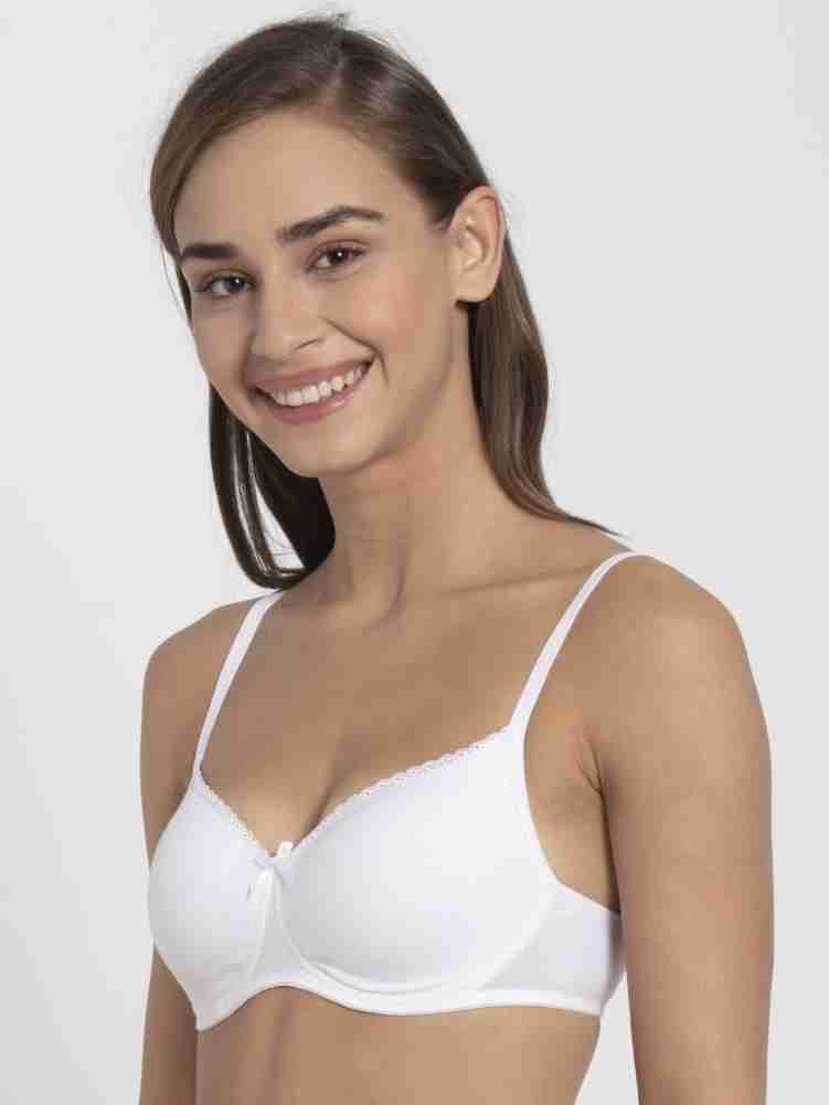 JOCKEY 1723 Women T-Shirt Non Padded Bra - Buy White JOCKEY 1723 Women  T-Shirt Non Padded Bra Online at Best Prices in India