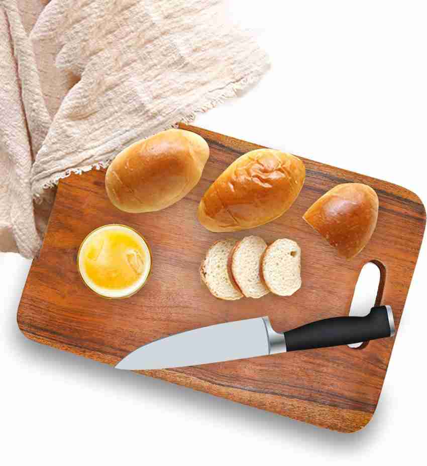 Buy ADA Sheesham Wooden Cutting Board with Handle, Chopping Board for  Kitchen, Cutting Board for Kitchen, Vegetable Wooden Chopping Board for  Kitchen - Size (30 x 20 x 2cm) Online at Best