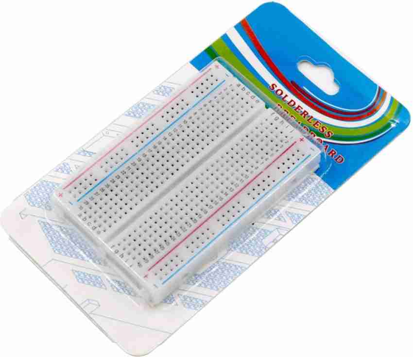 8.5x5.5cm 400 Tie Points Solderless PCB Breadboard Mini Universal Test  Protoboard DIY Bread Board for Bus Test Circuit Board - AliExpress