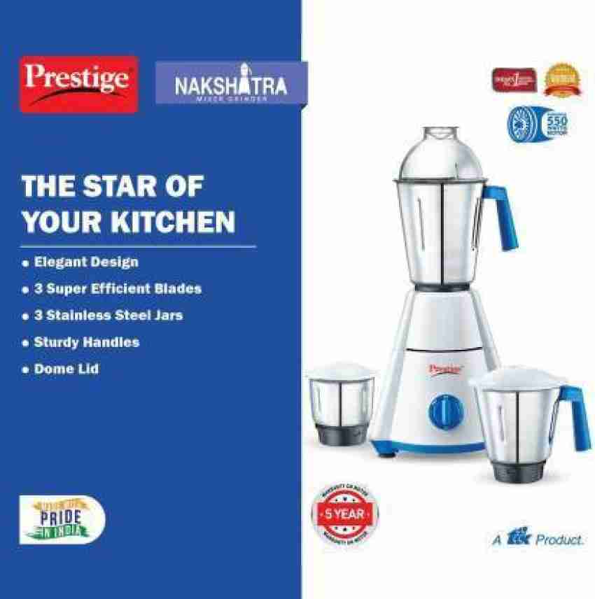 Prestige 41360 550 W Mixer Grinder Price in India Buy Prestige 41360 550 W Mixer Grinder Online at Flipkart