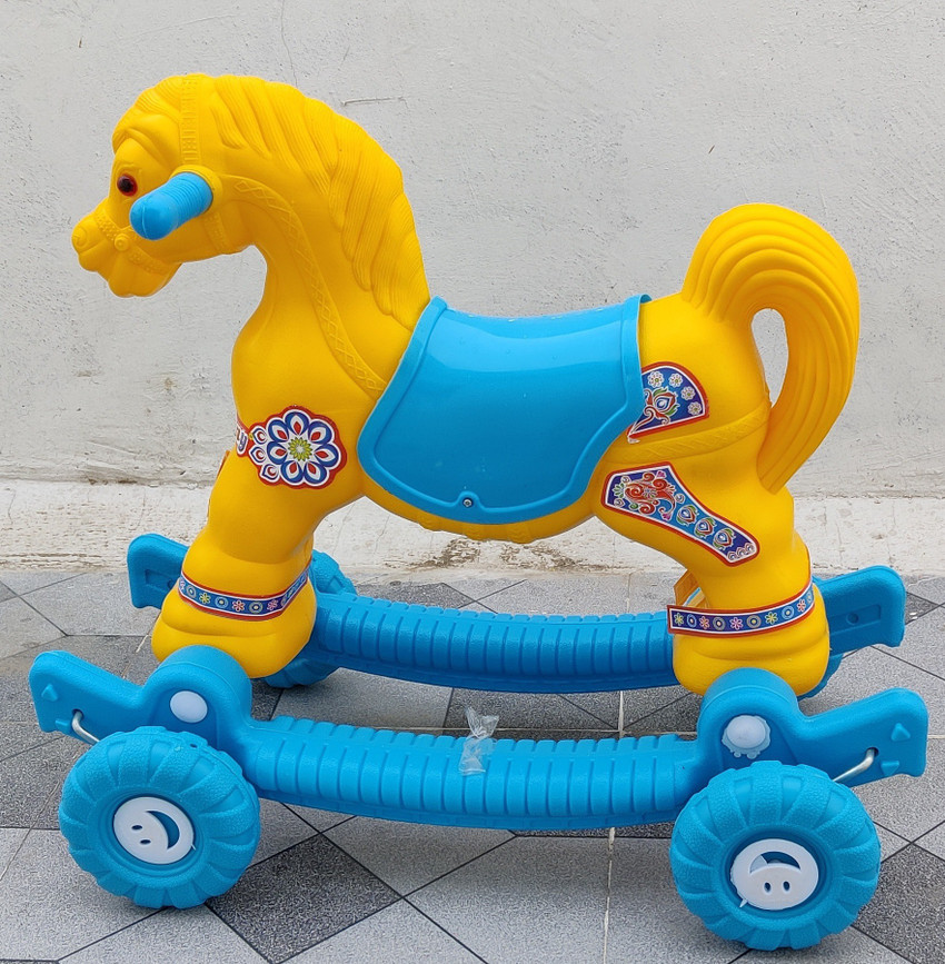 Plastic online riding horse