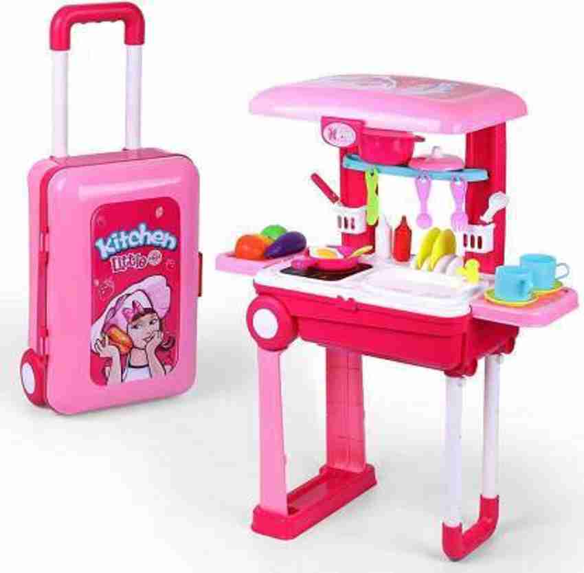 Suitcase kitchen set on sale