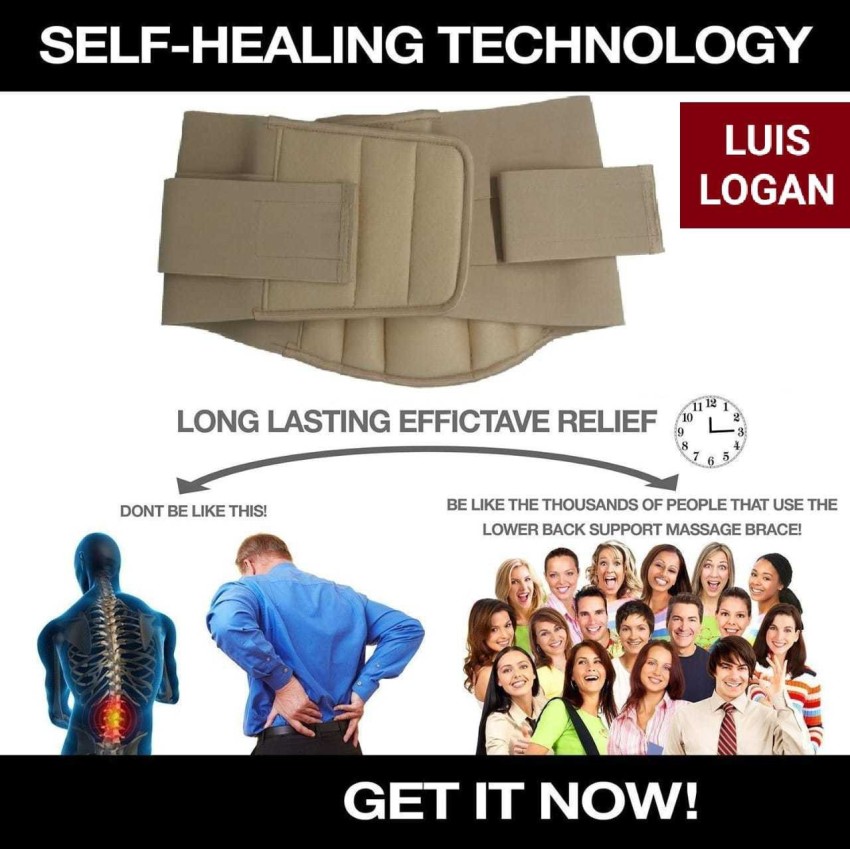 HEAREAL HEALTH CARE Lumbar Sacral (LS) Waist Belt for Men/Women