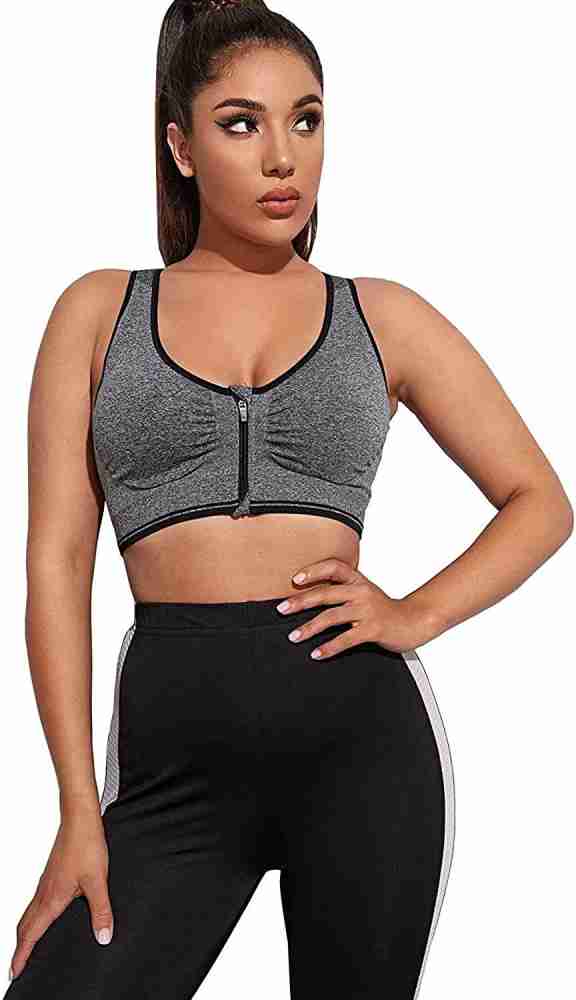 Buy Free size Front Open Comfortable Sports Bra Online In India At  Discounted Prices