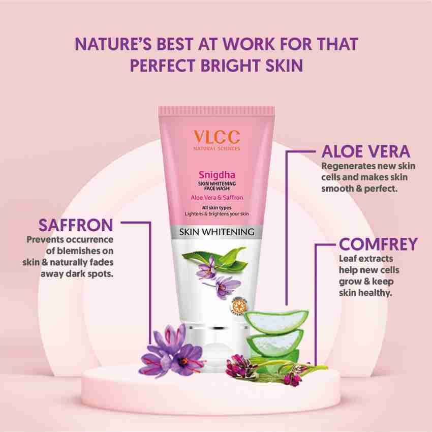 VLCC Snigdha Skin Whitening Face wash 100ml Pack of 3 300 ml Face Wash