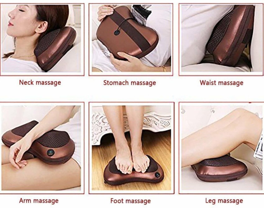  Back Massager Neck Massager with Heat- Shiatsu Massage Pillow  with Heat & Vibration for Home & Car, Massagers for Neck and Back,  Shoulder, Leg, Deep Tissue Massager for Pain Relief 