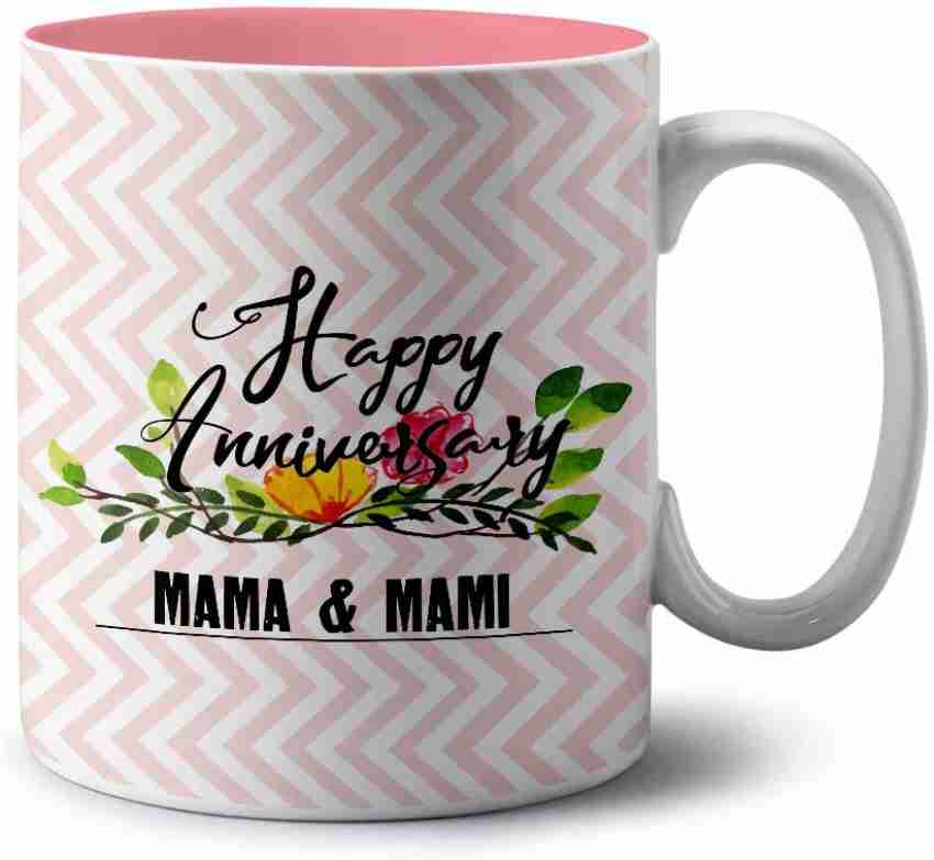 NN KRAFT MAMA MAMI Anniversary Best Gift Set Of 2 Ceramic Ceramic Coffee  Mug Price in India - Buy NN KRAFT MAMA MAMI Anniversary Best Gift Set Of 2  Ceramic Ceramic Coffee